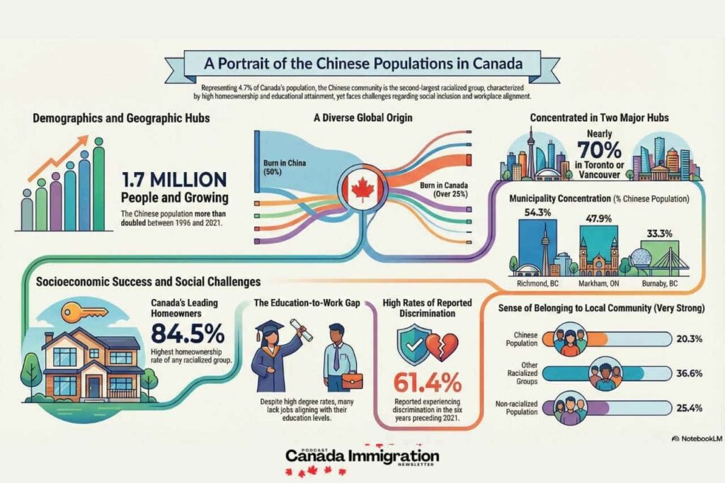 Portrait of the Chinese populations in Canada