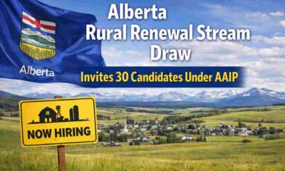 Alberta Rural Renewal Stream Draw Invites 30 Candidates