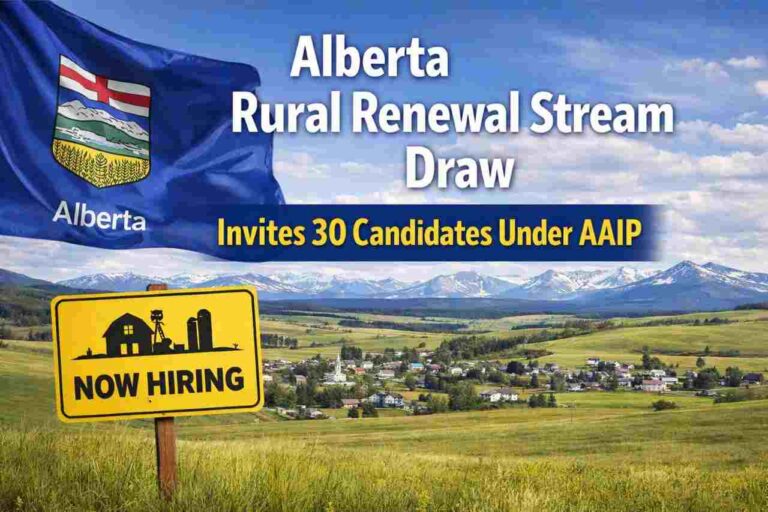 Alberta Rural Renewal Stream Draw Invites 30 Candidates