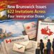 New Brunswick Issues 622 Invitations