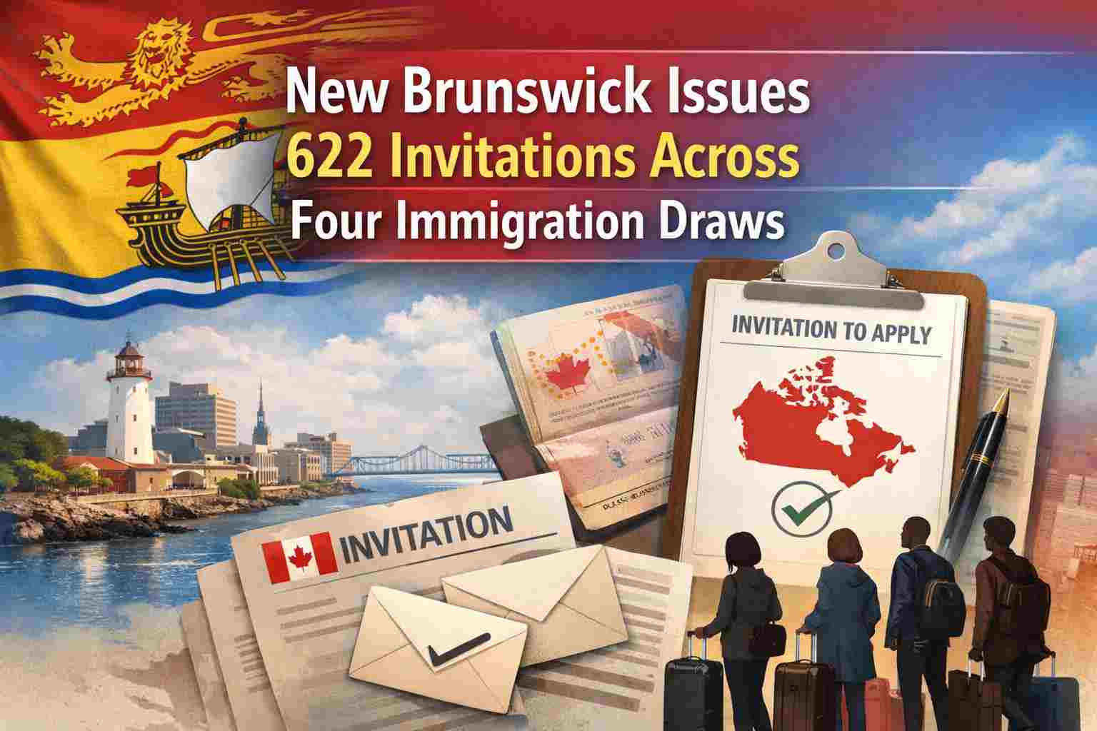 New Brunswick Issues 622 Invitations
