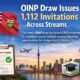 OINP Draw Issues 1112 Invitations