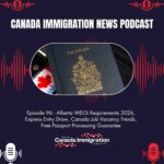 Canada Immigration News Podcast #96: Alberta WEOI Requirements 2026, Express Entry Draw, Canada Job Vacancy Trends, Free Passport Processing Guarantee