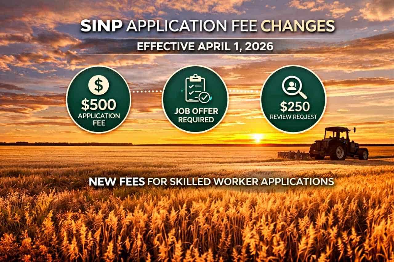 SINP Application Fee Changes Mark Shift Toward Employer-Driven Immigration