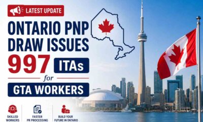 Ontario PNP Draw Issues 997 ITAs